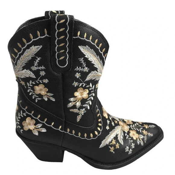 Dingo Primrose Western Boot in Black.  Sz: 10M - Picture 7 of 16
